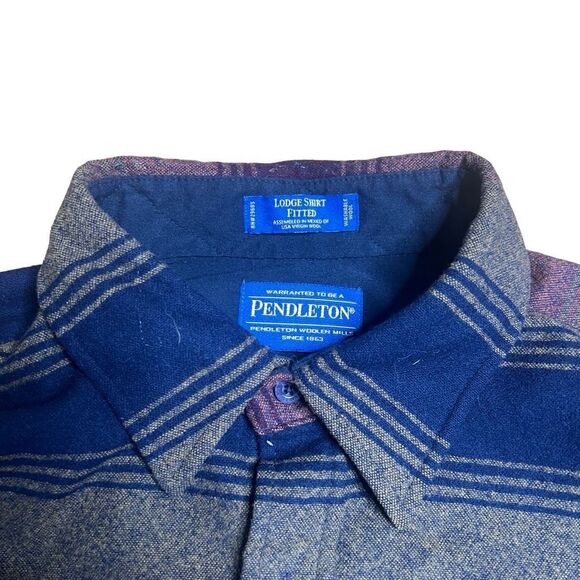 4 Item Pendleton Flannel Shirt Bundle Mens Large - Picture 9 of 9
